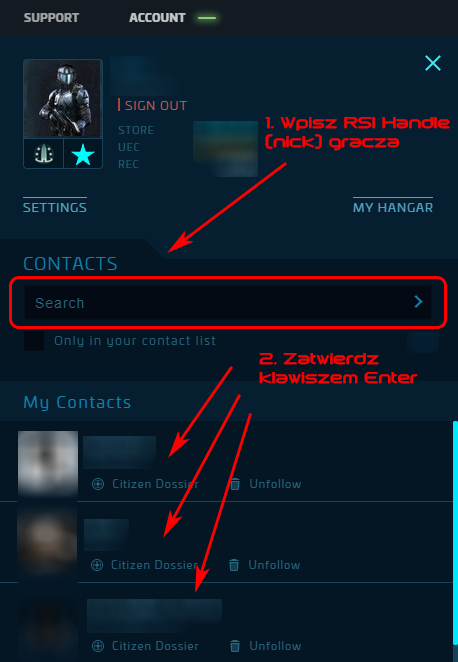 Szukam Drużyny | Lista Polskich Graczy w Star Citizen (RSI Handle)
