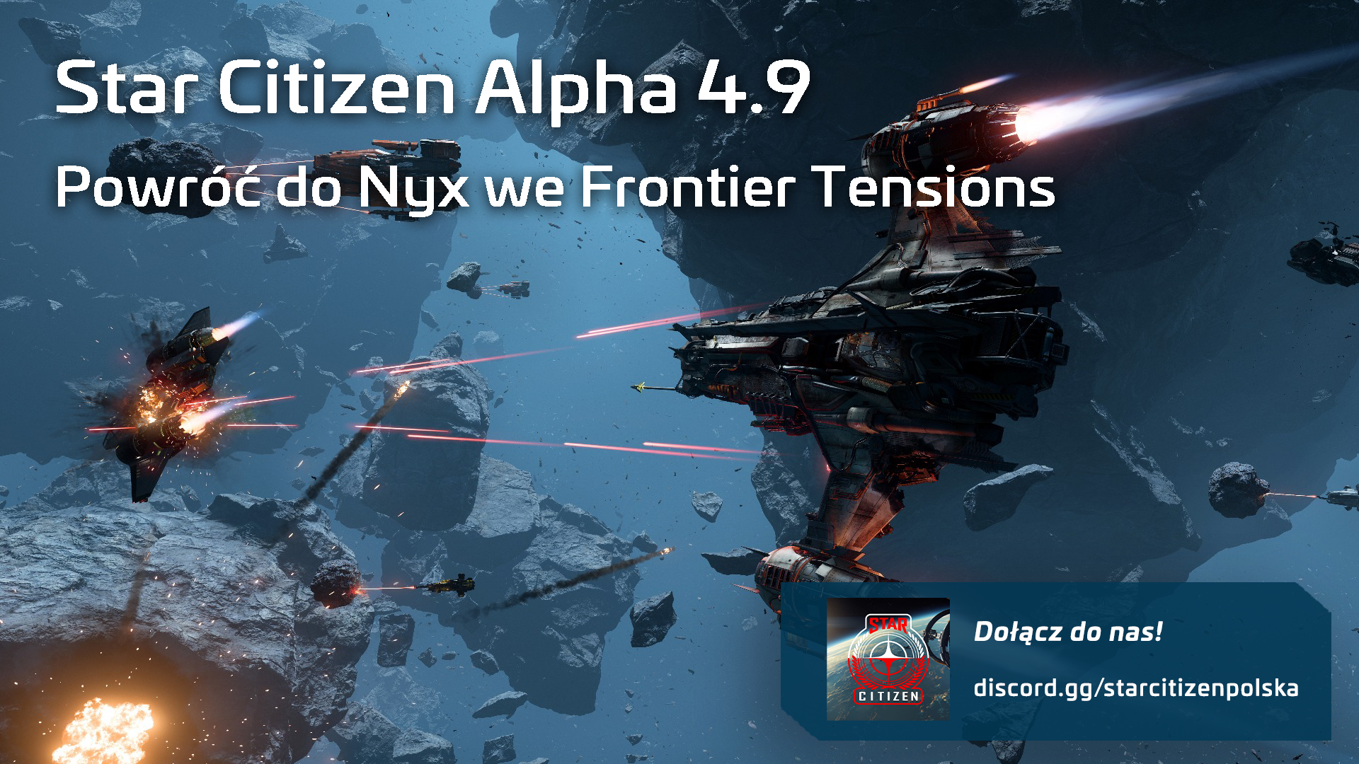 Star Citizen Alpha 4.9: Frontier Tensions już na serwerach LIVE | Pomożesz ocalić Nyx przed piratami?